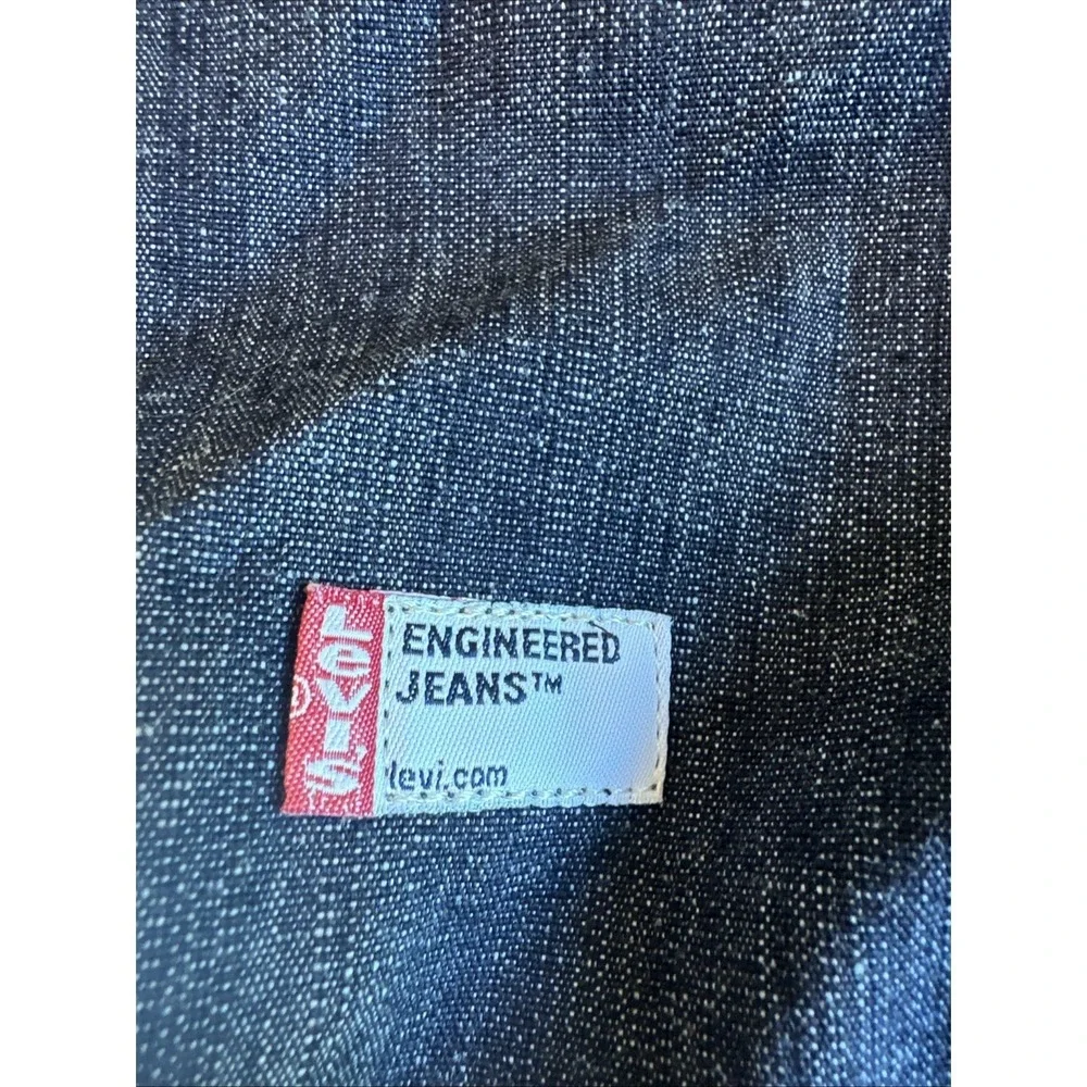 Vintage RARE Y2K 1999 Levi's Denim Jean Backpack‎ RED TAB Bag Buckle NEW NOS